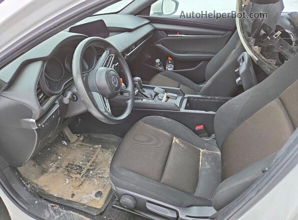 JM1BPAK75M1350292 2021 MAZDA 3 Белый Вид салона спереди