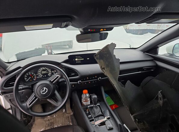 JM1BPAK75M1350292 2021 MAZDA 3 Белый Вид панели приборов