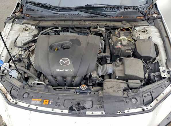 JM1BPAKL0M1323305 2021 MAZDA 3 White Widok wnętrza z tyłu
