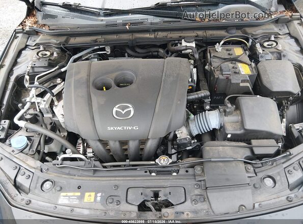 JM1BPAKL3M1349042 2021 MAZDA 3 Black Вид ззаду