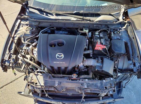 JM1BPAKL7M1306811 2021 MAZDA 3 Charcoal Սալոնի հետևի տեսք