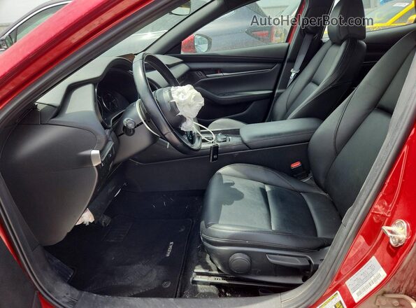 JM1BPAKL7M1349190 2021 MAZDA 3 Red Widok wnętrza z przodu