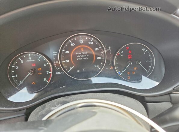 JM1BPAKL7M1349190 2021 MAZDA 3 Red Widok zestawu wskaźników