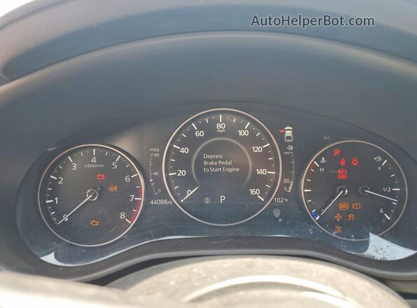 JM1BPAKL8M1323200 2021 MAZDA 3 Черный Вид щитка приборов