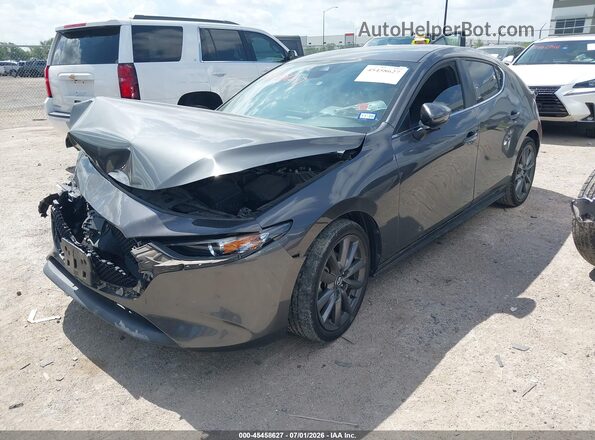 JM1BPALL7M1318925 2021 MAZDA 3 Gray Առջևի ձախ երեք քառորդ տեսարան