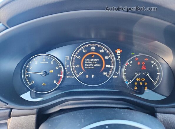 JM1BPALM2R1716527 2024 MAZDA 3 Blue Vista del cuadro de instrumentos