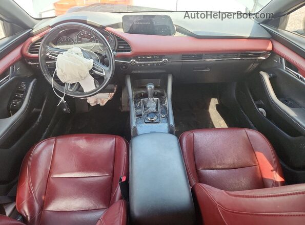 JM1BPAML0M1337573 2021 MAZDA 3 Blue Առջևի վահանակի տեսք