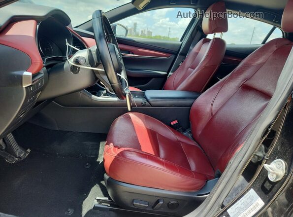 JM1BPAML1M1312326 2021 MAZDA 3 Black Вид салону спереду