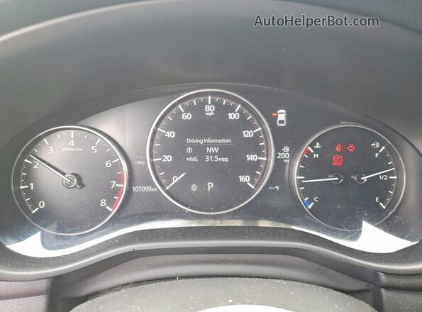 JM1BPAML6M1401454 2021 MAZDA 3 Black Սարքավորումների վահանակի տեսք