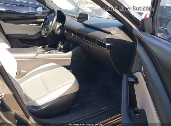 JM1BPAMM0K1138884 2019 MAZDA 3 Gray Widok wnętrza z przodu