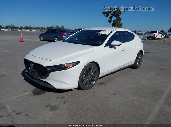 JM1BPAMM7K1136176 2019 MAZDA 3 White წინა მარცხენა ხედი სამი მეოთხედიდან