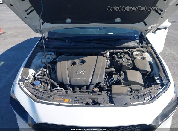 JM1BPAMM7K1136176 2019 MAZDA 3 White უკანა ხედი