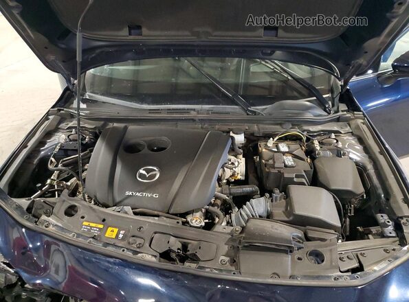 JM1BPANM9K1144360 2019 MAZDA 3 Blue Вид задньої частини салону