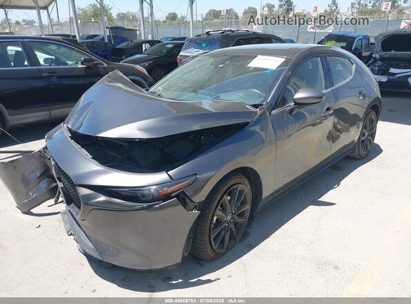 JM1BPANMXK1133710 2019 MAZDA 3 Gray Przód lewy