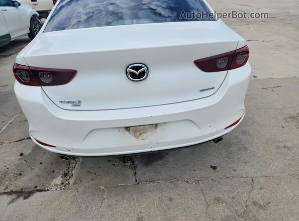 JM1BPBAM7K1118786 2019 MAZDA 3 White უკანა ხედი