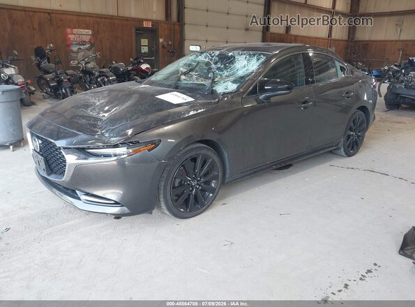 JM1BPBAY3M1311085 2021 MAZDA 3 Серый Передняя левая четверть