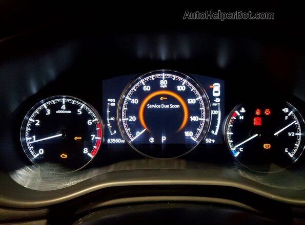 JM1BPBAY9M1343717 2021 MAZDA 3 Черный Вид щитка приборов