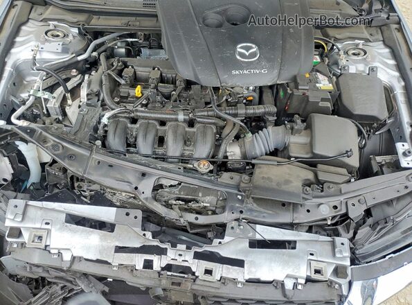 JM1BPBBL4M1327637 2021 MAZDA 3 Gray Вид задньої частини салону