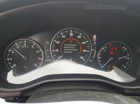 JM1BPBBL4M1327637 2021 MAZDA 3 Gray Вид щитка приладів