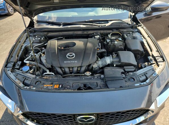 JM1BPBCL1M1340117 2021 MAZDA 3 Gray Widok wnętrza z tyłu