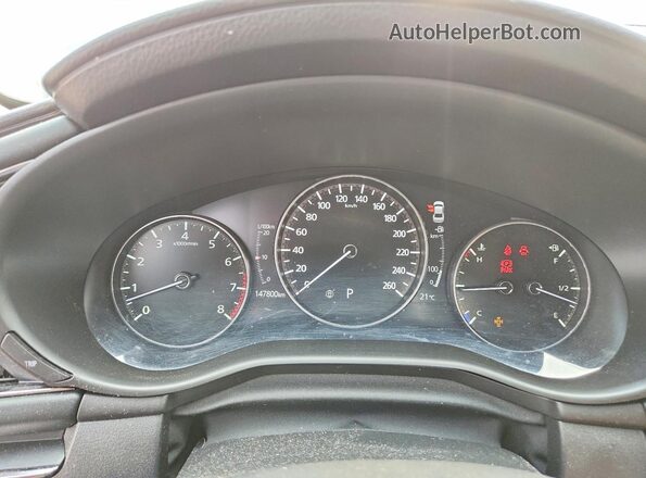 JM1BPBCM4K1119763 2019 MAZDA 3 Gray Vista del cuadro de instrumentos