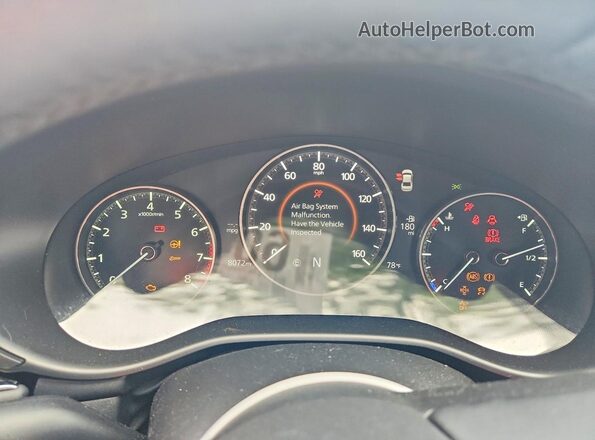 JM1BPBDL4M1313122 2021 MAZDA 3 Gray Vista del cuadro de instrumentos