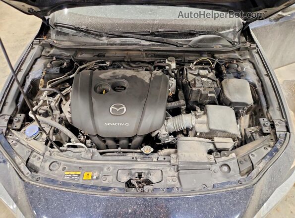 JM1BPBDM2L1164510 2020 MAZDA 3 Blue Սալոնի հետևի տեսք
