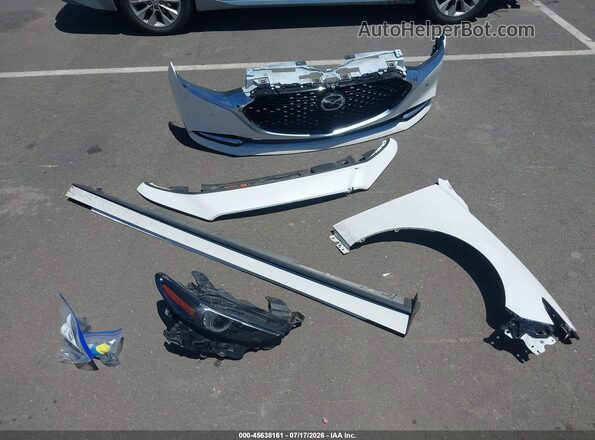 JM1BPBEY8M1312940 2021 MAZDA 3 White Instrument cluster view