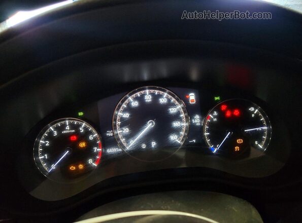 JM1BPBJM3K1124990 2019 MAZDA 3 Gray Instrument cluster view
