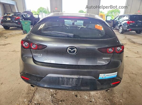 JM1BPBJM3K1124990 2019 MAZDA 3 Gray Rear view