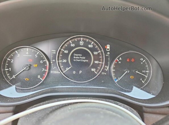 JM1BPBLL0M1325754 2021 MAZDA 3 Black Вид щитка приладів