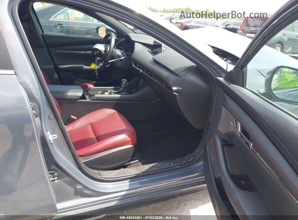 JM1BPBLM1P1618219 2023 MAZDA 3 Gray Widok wnętrza z przodu