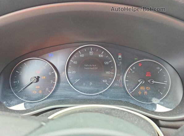 JM1BPBLM1R1719022 2024 MAZDA 3 Gray Widok zestawu wskaźników