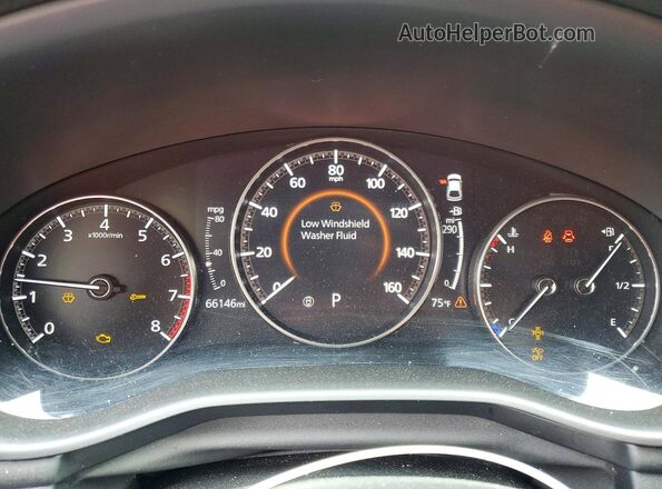 JM1BPBLM6L1150532 2020 MAZDA 3 White Սարքավորումների վահանակի տեսք
