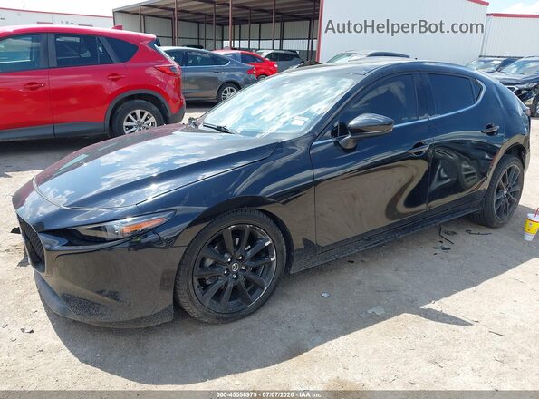 JM1BPBML2M1307965 2021 MAZDA 3 Черный Передняя левая четверть