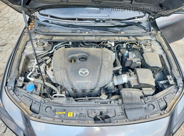 JM1BPBMM2K1122756 2019 MAZDA 3 Charcoal Սալոնի հետևի տեսք