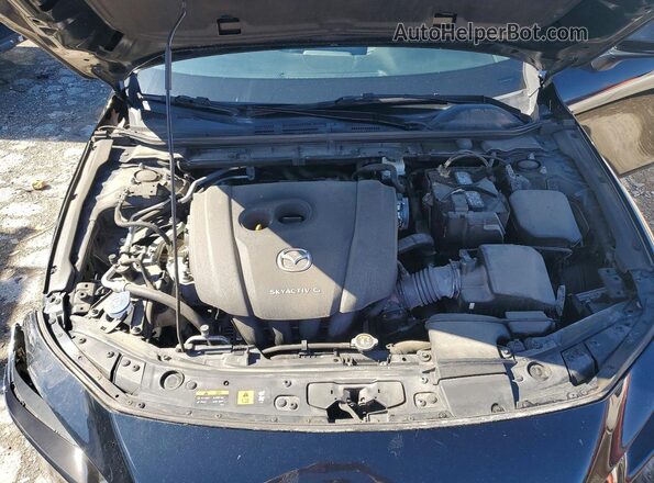 JM1BPBMM3K1140375 2019 MAZDA 3 Black Widok wnętrza z tyłu