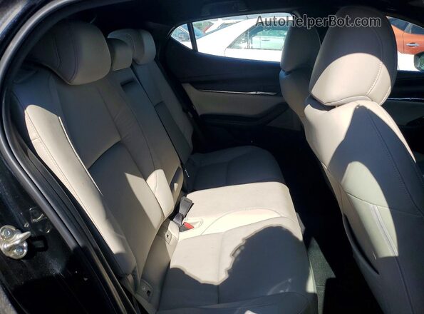 JM1BPBMM3K1140375 2019 MAZDA 3 Black Widok tylnych siedzeń