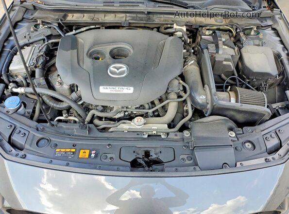 JM1BPBMYXM1342233 2021 MAZDA 3 Gray Սալոնի հետևի տեսք