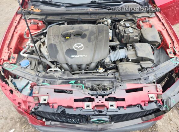 JM1BPBNM0K1132670 2019 MAZDA 3 Red Vista interior trasera