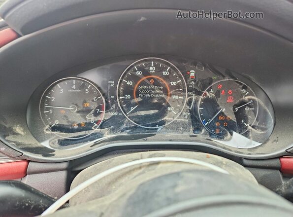JM1BPBNM0K1132670 2019 MAZDA 3 Red Vista del cuadro de instrumentos