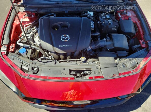 JM1BPBNM1K1143063 2019 MAZDA 3 Red Widok wnętrza z tyłu