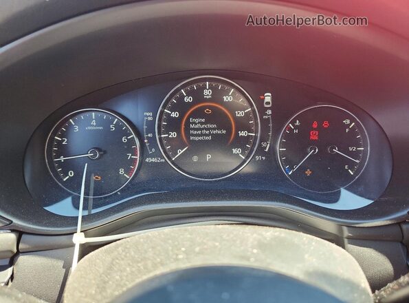 JM1BPBNM1K1143063 2019 MAZDA 3 Red Widok zestawu wskaźników