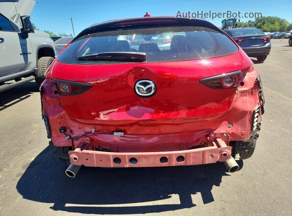 JM1BPBNM1K1143063 2019 MAZDA 3 Red Widok z tyłu