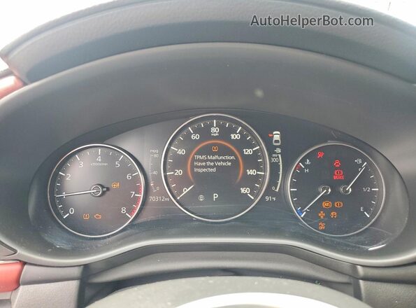 JM1BPBNM2L1172833 2020 MAZDA 3 Black Widok zestawu wskaźników
