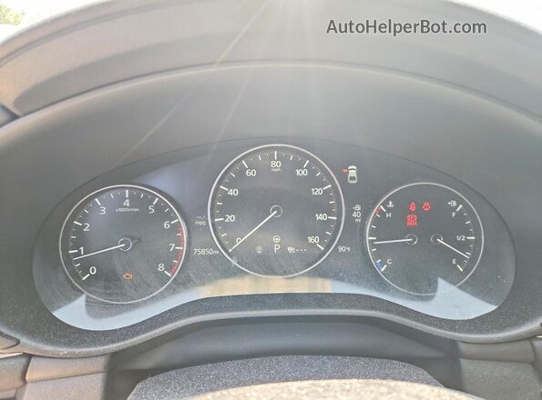 JM1BPBNY3M1320802 2021 MAZDA 3 Charcoal Widok zestawu wskaźników