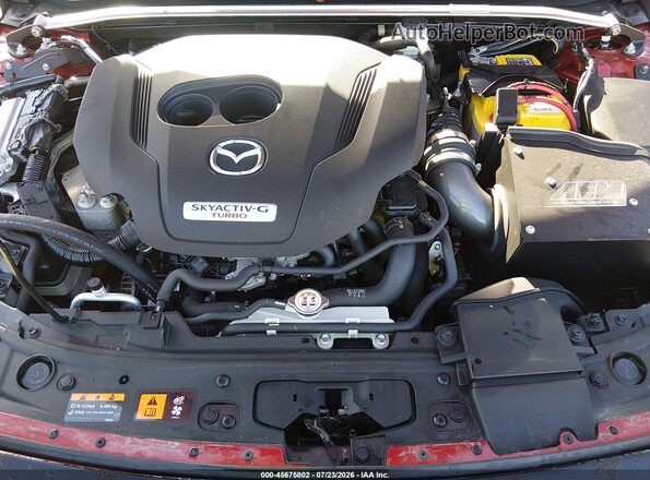 JM1BPBNY4P1623110 2023 MAZDA 3 Red Вид ззаду