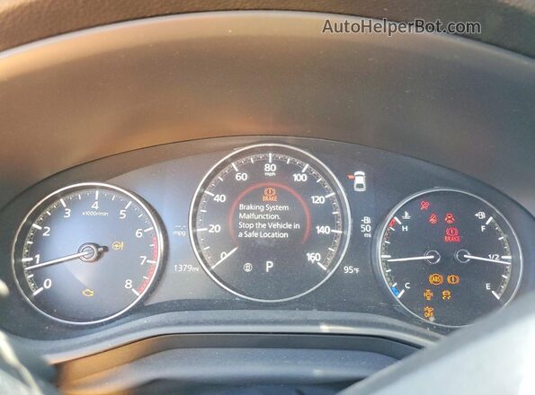 JM1BPBNY9P1620655 2023 MAZDA 3 Black ხელსაწყოთა პანელის ხედი