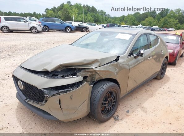 JM1BPBYYXR1708225 2024 MAZDA 3 Green Առջևի ձախ երեք քառորդ տեսարան