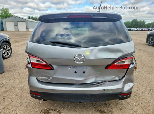 JM1CW2CL6H0194610 2017 MAZDA 5 Silver Widok z tyłu